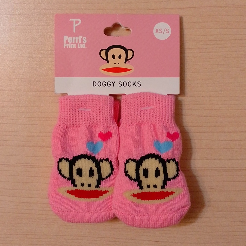 *2/$10* 2 pairs Paul Frank Doggy Puppy Dog Socks XS S